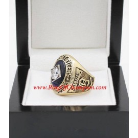 1968 Detroit Tigers World Series Championship Ring, Custom Detroit Tigers Champions Ring