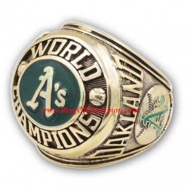 1974 Oakland Athletics World Series Championship Ring, Custom Oakland Athletics Champions Ring