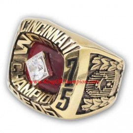 1975 Cincinnati Reds World Series Championship Ring, Custom Cincinnati Reds Champions Ring