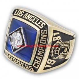 1981 Los Angeles Dodgers World Series Championship Ring, Custom Los Angeles Dodgers Champions Ring