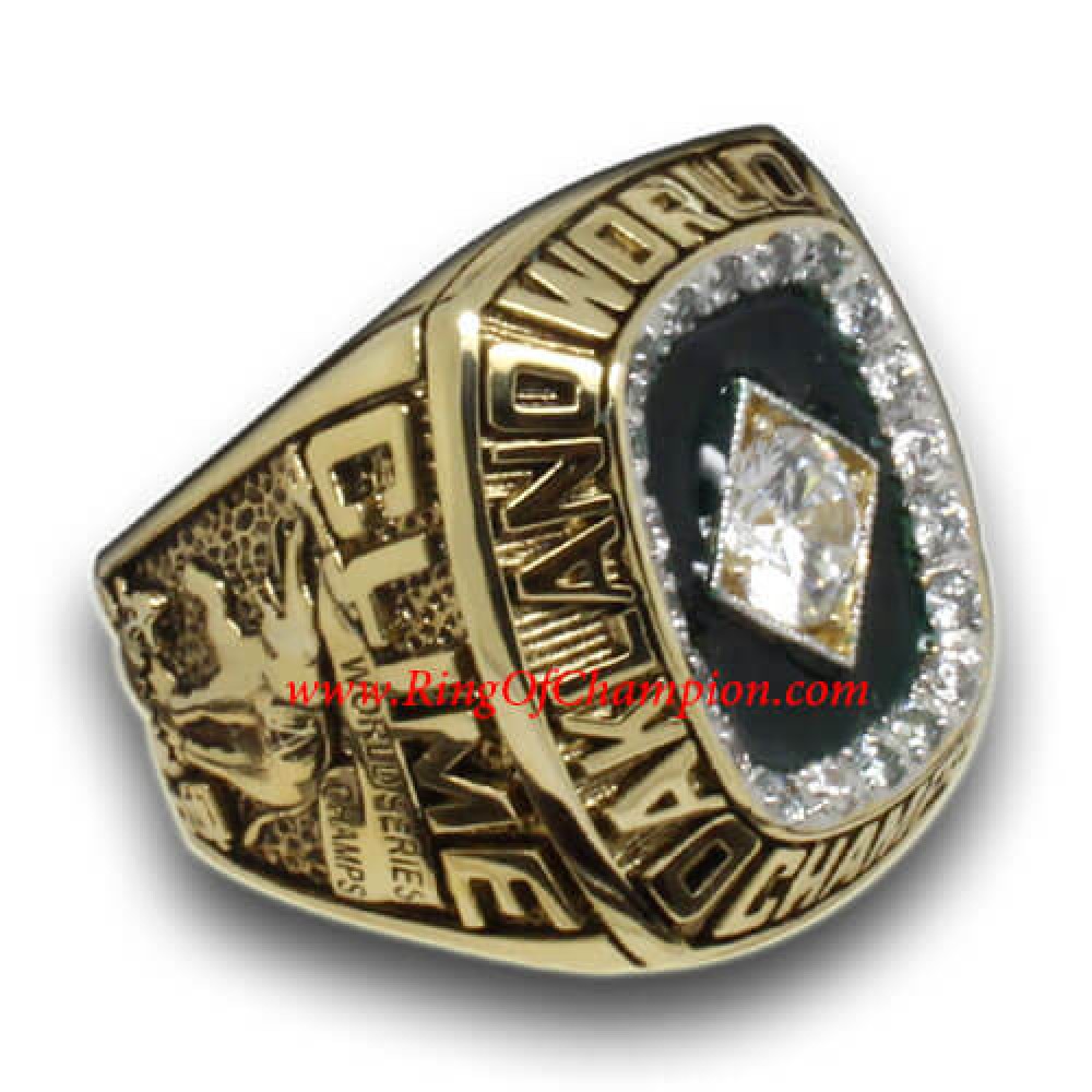 1989 Oakland Athletics World Series Championship Ring, Custom Oakland Athletics Champions Ring