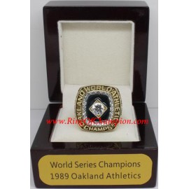 1989 Oakland Athletics World Series Championship Ring, Custom Oakland Athletics Champions Ring