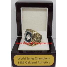 1989 Oakland Athletics World Series Championship Ring, Custom Oakland Athletics Champions Ring