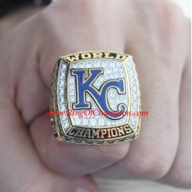 2015 Kansas City Royals World Series Championship Ring (Enamel Version)