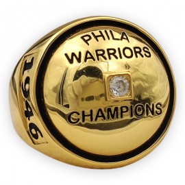 1946 Philadelphia Warriors Basketball World Championship Ring, Custom Philadelphia Warriors Champions Ring