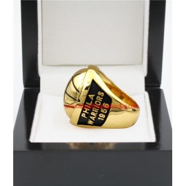 1956 Philadelphia Warriors Basketball World Championship Ring, Custom Philadelphia Warriors Champions Ring