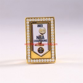 Premium Series NBA 2023 Denver Nuggets Men's Basketball Word Championship Ring, New Special Edition