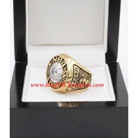 1970 - 1971 Milwaukee Bucks Basketball World Championship Ring, Custom Milwaukee Bucks Champions Ring