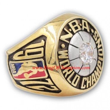 1971 - 1972 Los Angeles Lakers Basketball World Championship Ring, Custom Los Angeles Lakers Champions Ring