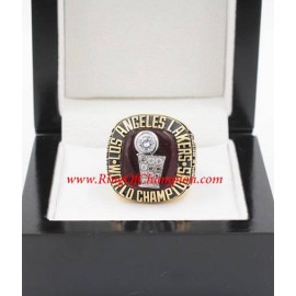 1984 - 1985 Los Angeles Lakers Basketball World Championship Ring, Custom Los Angeles Lakers Champions Ring