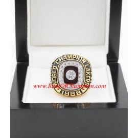 1987 - 1988 Los Angeles Lakers Basketball World Championship Ring, Custom Los Angeles Lakers Champions Ring