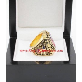 1988 - 1989 Detroit Pistons Basketball World Championship Ring, Custom Detroit Pistons Champions Ring