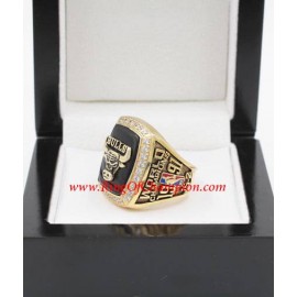 1990 - 1991 Chicago Bulls Basketball World Championship Ring, Custom Chicago Bulls Champions Ring