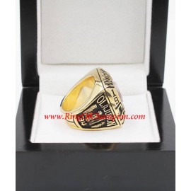 1993 - 1994 Houston Rockets Basketball World Championship Ring, Custom Houston Rockets Champions Ring