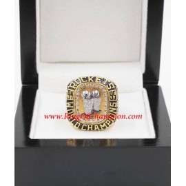 1994 - 1995 Houston Rockets Basketball World Championship Ring, Custom Houston Rockets Champions Ring