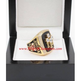 1995 - 1996 Chicago Bulls Basketball World Championship Ring, Custom Chicago Bulls Champions Ring