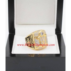 1997 - 1998 Chicago Bulls Basketball World Championship Ring, Custom Chicago Bulls Champions Ring