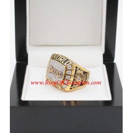 1999 - 2000 Los Angeles Lakers Basketball World Championship Ring, Custom Los Angeles Lakers Champions Ring