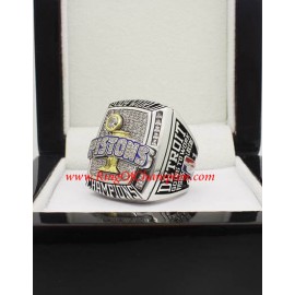 2003 - 2004 Detroit Pistons Basketball World Championship Ring, Custom Detroit Pistons Champions Ring