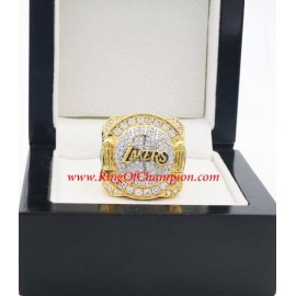 2009 - 2010 Los Angeles Lakers Basketball World Championship Ring, Custom Los Angeles Lakers Champions Ring