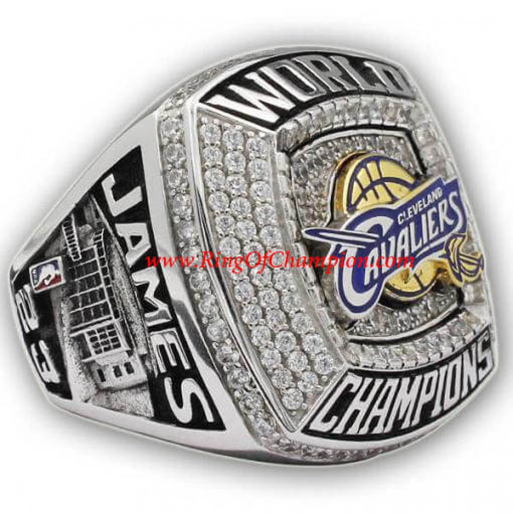 2015–2016 Cleveland Cavaliers Basketball Replica World Championship FAN Ring, Custom Cleveland Cavaliers Ring