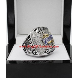 2015–2016 Cleveland Cavaliers Basketball Replica World Championship FAN Ring, Custom Cleveland Cavaliers Ring