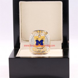 Big Ten 2022 Michigan Wolverines College Men's Football Championship Ring--Premium Series