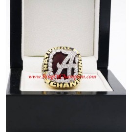 2009 Alabama Crimson Tide Men's Football NCAA National College Championship Ring