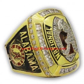 2011 Alabama Crimson Tide Men's Football NCAA National College Championship Ring--Roll Tide