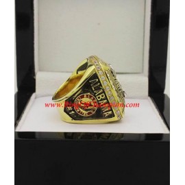 2011 Alabama Crimson Tide Men's Football NCAA National College Championship Ring--Roll Tide