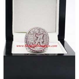 2012 Alabama Crimson Tide Men's Football NCAA National College Championship Ring