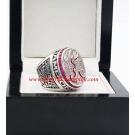 2012 Alabama Crimson Tide Men's Football NCAA National College Championship Ring