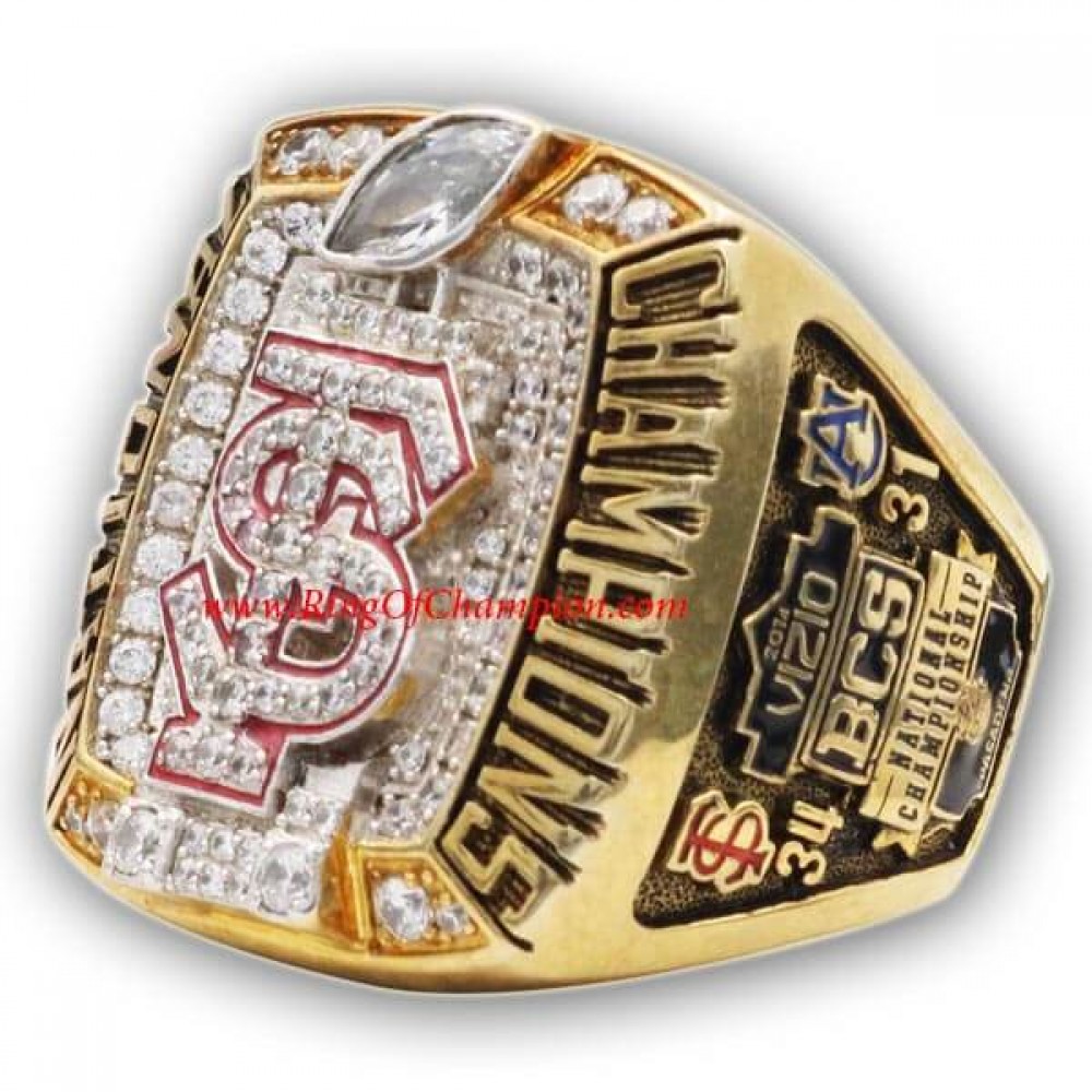 2013 Florida State Seminoles Men's Football NCAA National College Championship Ring