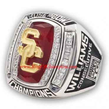 2009 USC Trojans Men's Football Rose Bowl College Championship Ring