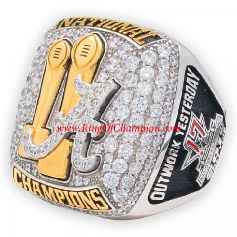 2017 Alabama Crimson Tide Sugar Bowl Men's Football College Championship Ring