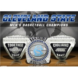 2019 Cleveland State University TCCAA Men's Basketball College Championship Ring, Presell