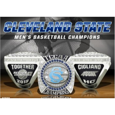 2019 Cleveland State University TCCAA Men's Basketball College Championship Ring, Presell