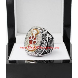 2015 Clemson Tigers ACC Men's Football College Championship Ring, CustomClemson Tigers Champions Ring