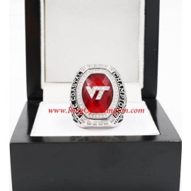 2016 Virginia Tech Hokies ACC Men's Football College Championship Ring, custom Virginia Tech Hokies Ring