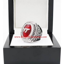 2016 Virginia Tech Hokies ACC Men's Football College Championship Ring, custom Virginia Tech Hokies Ring