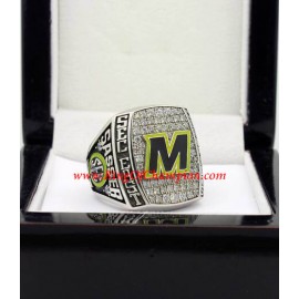 2015 Michigan State Spartans Men's Football Buffalo Wild Wings Citrus Bowl Championship Ring, Custom Michigan State Spartans Champions Ring