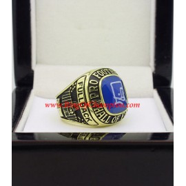 1963 Bronko Nagurski Hall of Fame Men's Football Championship Ring, Custom Bronko Nagurski Champions Ring