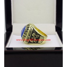 1963 Bronko Nagurski Hall of Fame Men's Football Championship Ring, Custom Bronko Nagurski Champions Ring