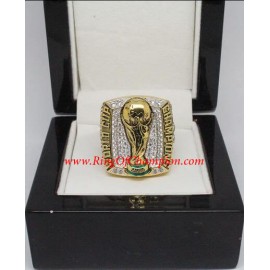 2014 FIFA Germany Football Brazil 20th World Cup Championship Ring, Custom World Cup Champions Ring