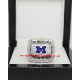 2010 Michigan Wolverines Men's Football Gator Bowl College Championship Ring