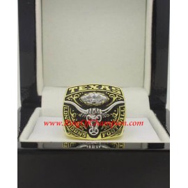 2007 Texas Longhorns Men's Football Holiday Bowl College championship ring