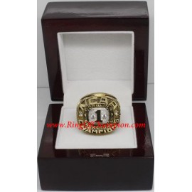 1982 North Carolina Tar Heels Men's Basketball NCAA National College Championship Ring