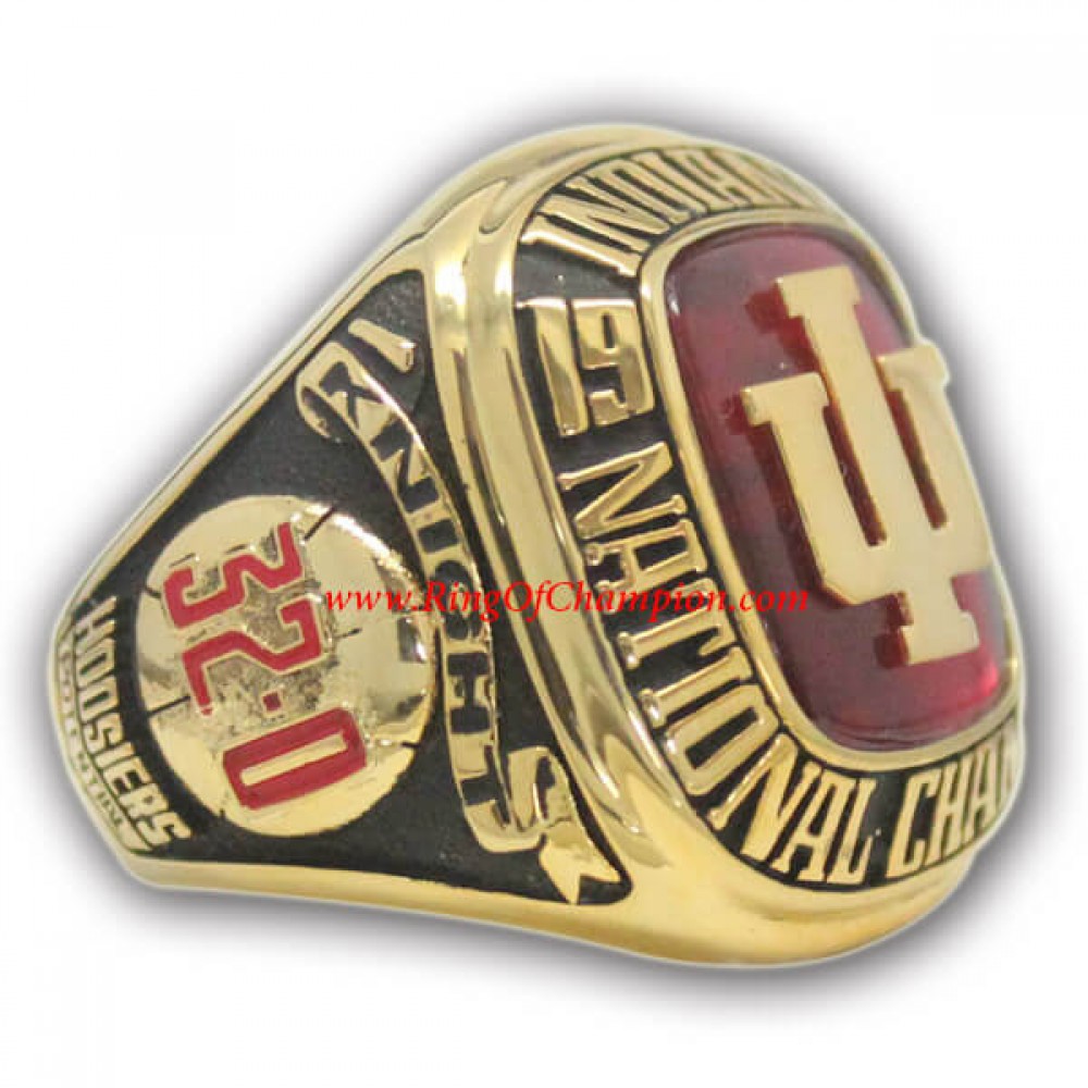 1976 Indiana Hoosiers Men's Basketball National College Championship ring