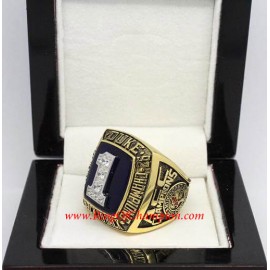 1992 Duke Blue Devils Men's Basketball NCAA National College Championship Ring