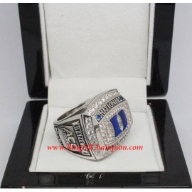 2010 Duke Blue Devils Men's Basketball NCAA National College Championship Ring